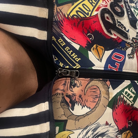 Polo by Ralph Lauren Multicolor Graphic Bomber Jacket - Picture 7 of 7
